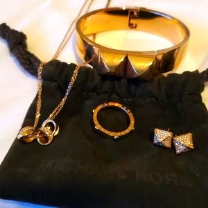 Rose Gold Michael Kors Jewelry Set